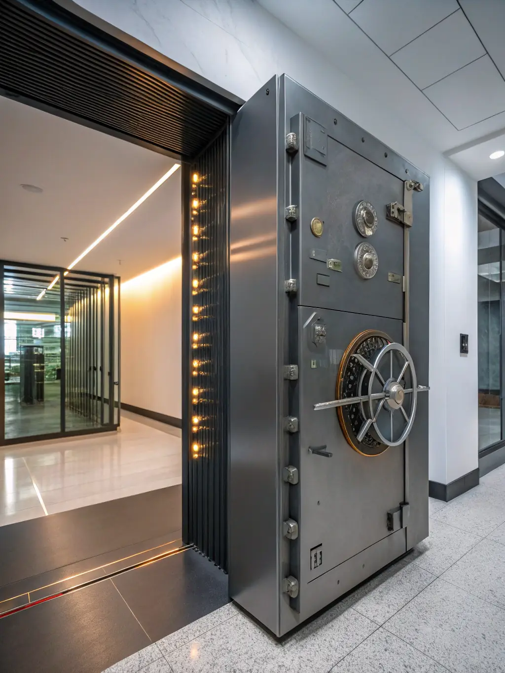 A secure digital vault representing the safety and security of investment assets, with a focus on regulatory compliance in India.